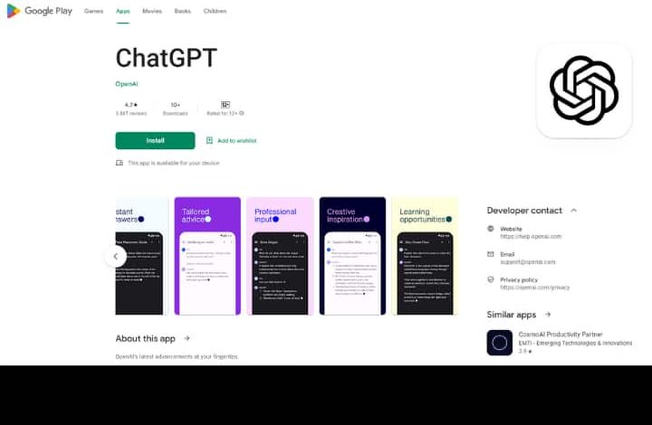 एंड्रॉइड यूजर्स के लिए लॉन्च हुआ ChatGPT, ऐसे डाउनलोड करें ओरिजिनल ऐप 