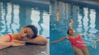 आलिया भट्ट ने स्विमिंग पूल के अंदर फरमाया आराम, वीडियो देख अर्जुन कपूर ने किया ये कमेंट